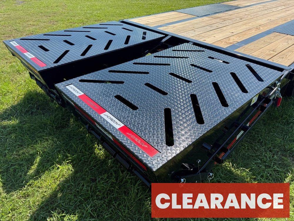 40' FHZ Gooseneck Deckover (2) 10K Axles Mega Ramps - Dual Wheel Deckover - DO 10K MR DW - Stryker Dealership Group