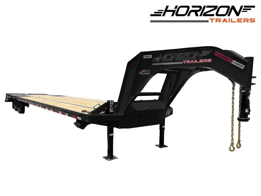 40' FHZ Gooseneck Deckover (2) 10K Axles Super Single 18 Ply Tires Meg Ramps - 10K MR SS/Deckover Trailers - Stryker Dealership Group