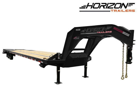40' FHZ Gooseneck Deckover (2) 10K Axles Super Single 18 Ply Tires Meg Ramps - Super Single Deckover/DO 10K MR SS - Stryker Dealership Group