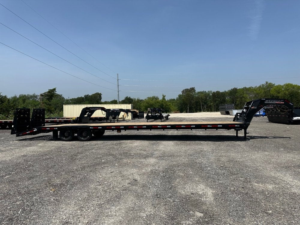 40' FHZ Gooseneck Deckover (2) 10K Axles Super Single 18 Ply Tires Meg Ramps - 10K MR SS/Deckover Trailers - Stryker Dealership Group