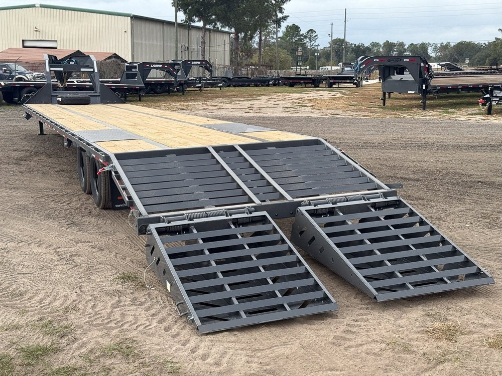 40' FHZ Gooseneck Deckover (2) 12K Axles Mega Ramps 25.9 GVWR - Dual Wheel Deckover/DO 12K MR - Stryker Dealership Group