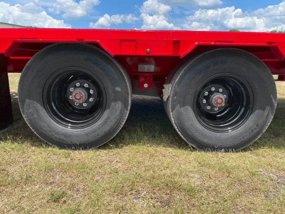 40' FHZ Gooseneck Deckover (2) 12K Axles Mega Ramps 25.9 GVWR, Hydraulic Jacks - 12K MR/Deckover Trailers - Stryker Dealership Group