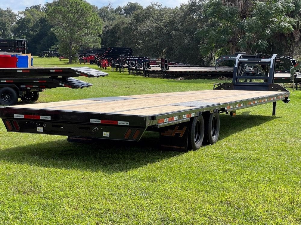 40' FHZ Gooseneck Deckover (2) 12K Axles Straight Deck 25.9 GVWR - 12K SD/Deckover Trailers - Stryker Dealership Group