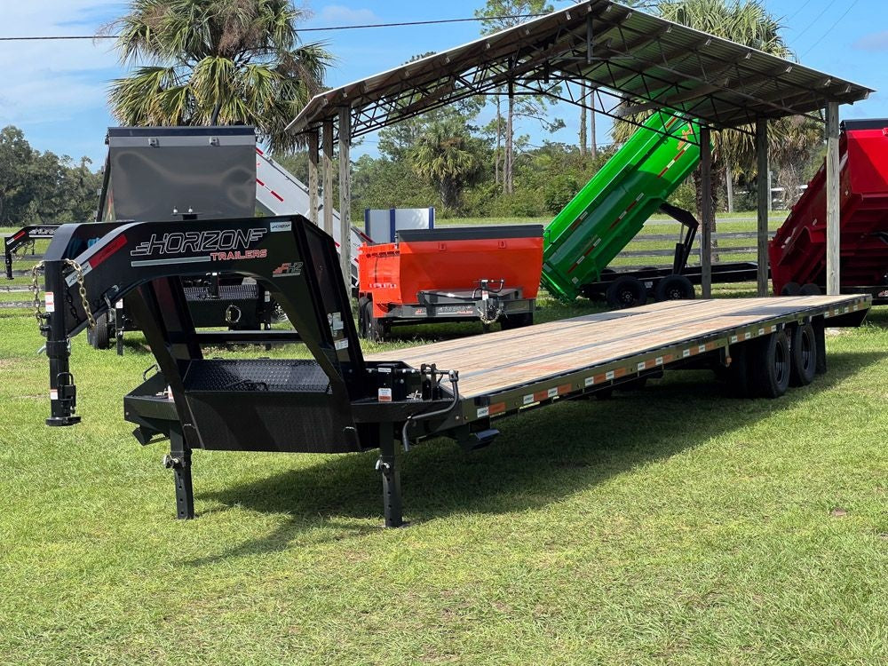 40' FHZ Gooseneck Deckover (2) 12K Axles Straight Deck 25.9 GVWR INV-3125 - Deckover Trailers - Stryker Dealership Group