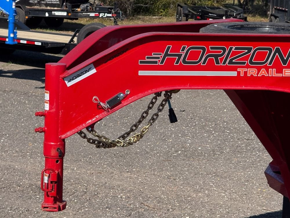 40' FHZSS Gooseneck Deckover (2) 10K Axles Super Single 18 Ply Tires Mega Ramps - Deckover Trailers/Hotshot - Stryker Dealership Group