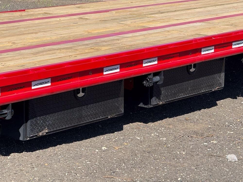 40' FHZSS Gooseneck Deckover (2) 10K Axles Super Single 18 Ply Tires Mega Ramps - Deckover Trailers/Hotshot - Stryker Dealership Group