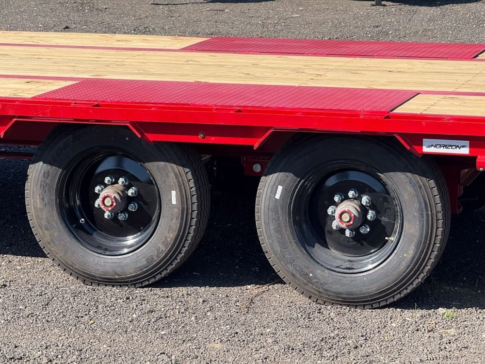 40' FHZSS Gooseneck Deckover (2) 10K Axles Super Single 18 Ply Tires Mega Ramps - Deckover Trailers/Hotshot - Stryker Dealership Group