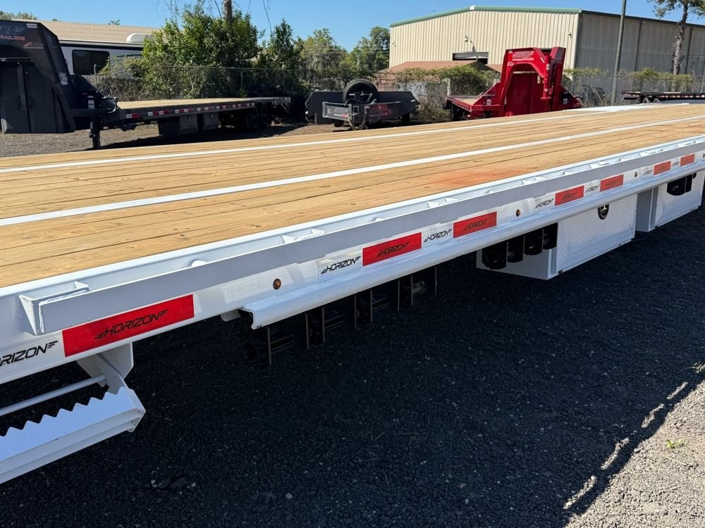 40' FHZSS Gooseneck Deckover (2) 10K Axles Super Single 18 Ply Tires Mega Ramps - Deckover Trailers/Hotshot - Stryker Dealership Group