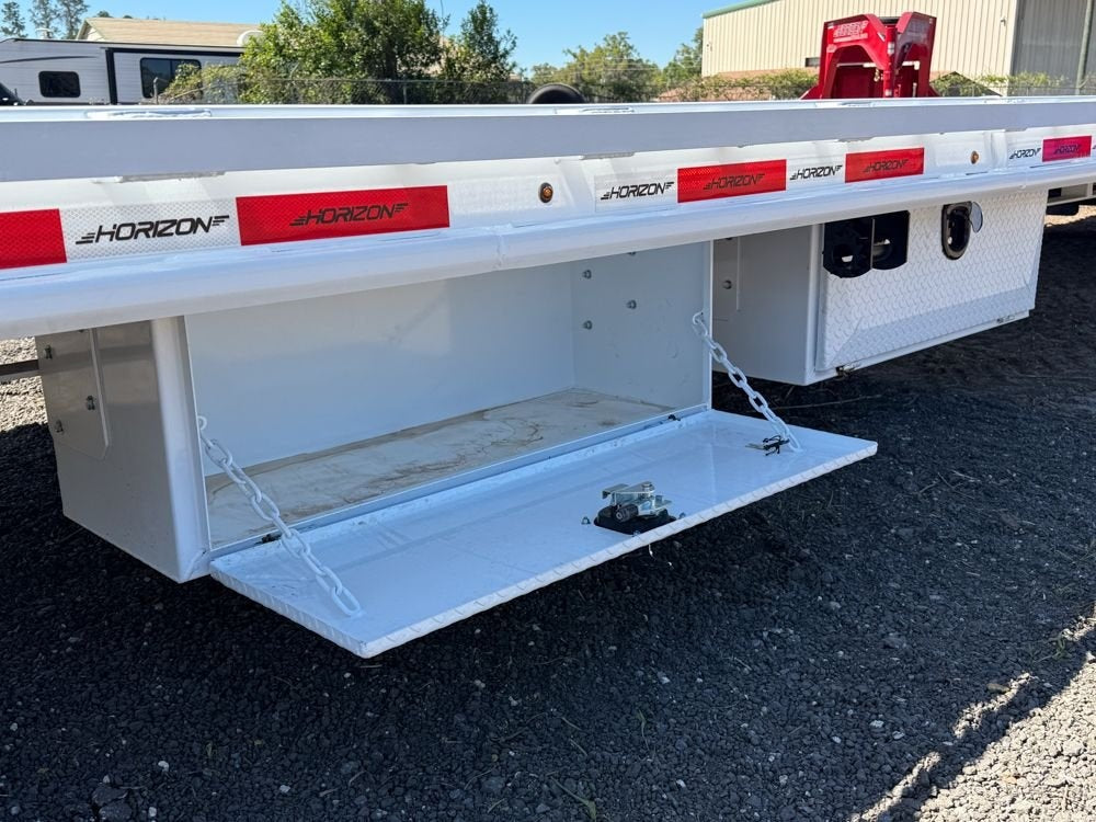 40' FHZSS Gooseneck Deckover (2) 10K Axles Super Single 18 Ply Tires Mega Ramps - Deckover Trailers/Hotshot - Stryker Dealership Group