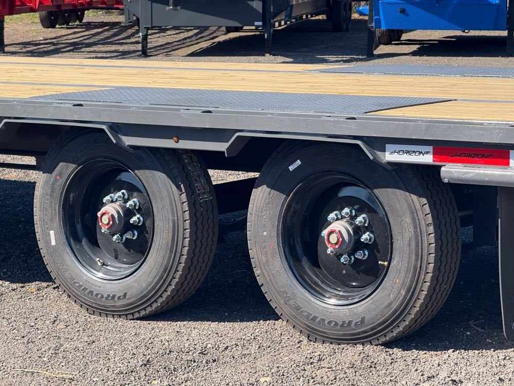 40' FHZSS Gooseneck Deckover (2) 10K Axles Super Single 18 Ply Tires Mega Ramps - Deckover Trailers/Hotshot - Stryker Dealership Group