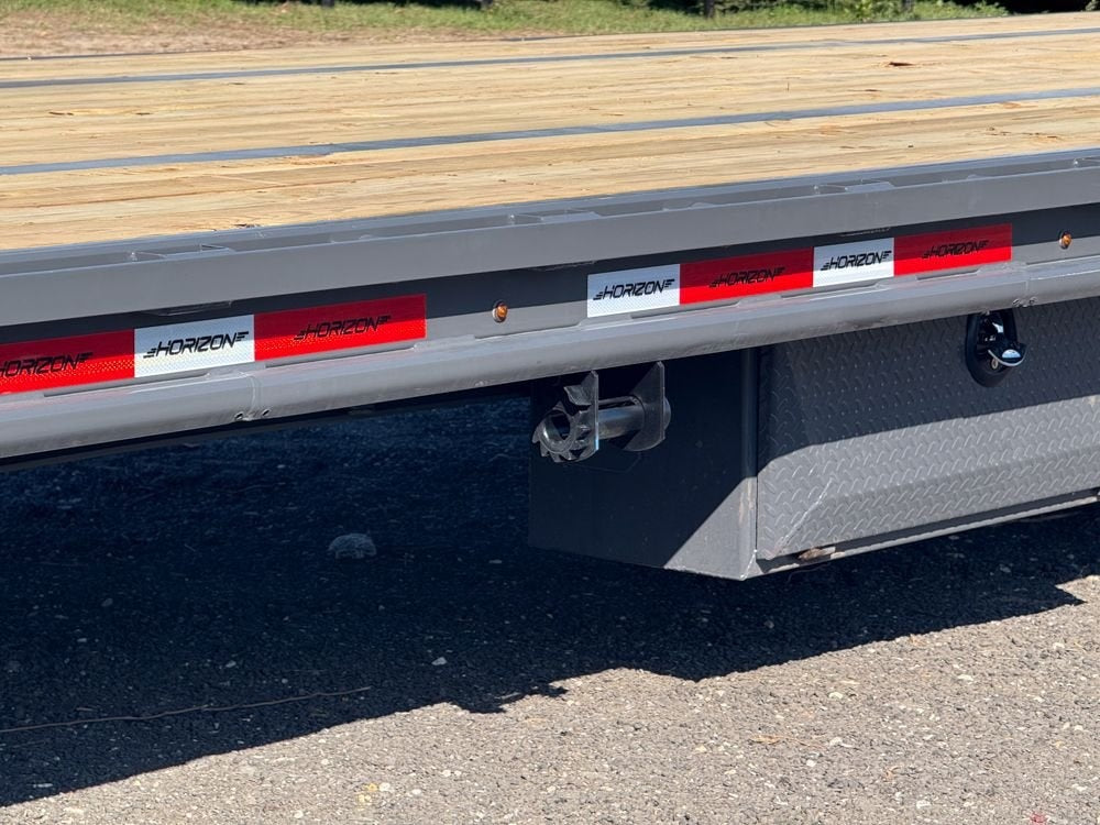 40' FHZSS Gooseneck Deckover (2) 10K Axles Super Single 18 Ply Tires Mega Ramps - Deckover Trailers/Hotshot - Stryker Dealership Group