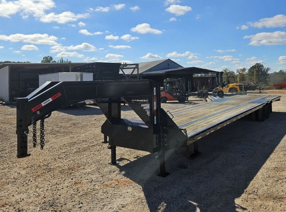 40' Flatbed Gooseneck 20k GVWR 10k Axles Straight Deck Dually - Heavy Duty Deckover/DO 10K SD DW - Stryker Dealership Group