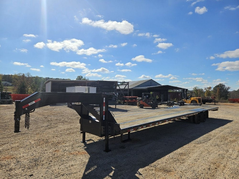 40' Flatbed Gooseneck 20k GVWR 10k Axles Straight Deck Dually - Heavy Duty Deckover/DO 10K SD DW - Stryker Dealership Group