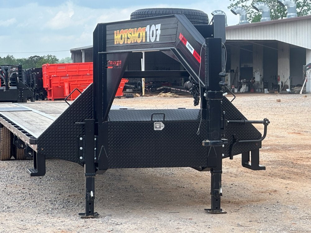 40' Flatbed Gooseneck 20k GVWR 10k Axles Straight Deck Dually - Deckover Trailers - Stryker Dealership Group