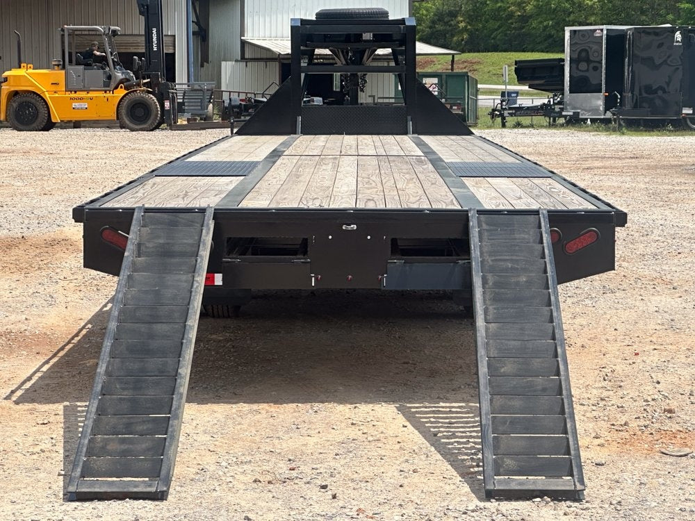 40' Flatbed Gooseneck 20k GVWR 10k Axles Straight Deck Dually - Deckover Trailers - Stryker Dealership Group