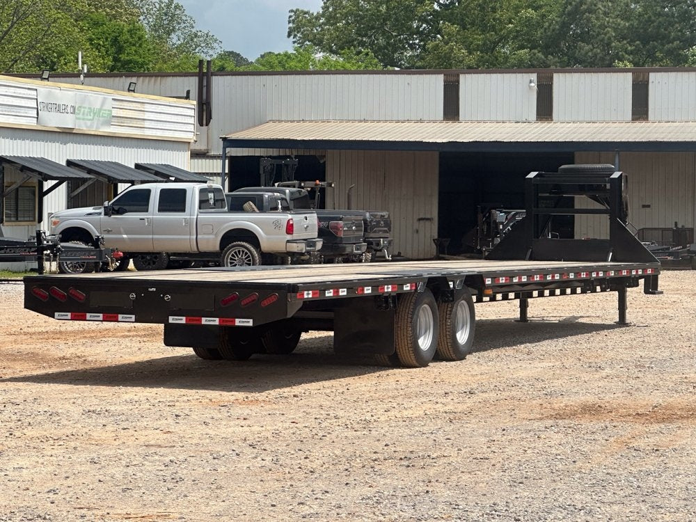 40' Flatbed Gooseneck 20k GVWR 10k Axles Straight Deck Dually - Deckover Trailers - Stryker Dealership Group