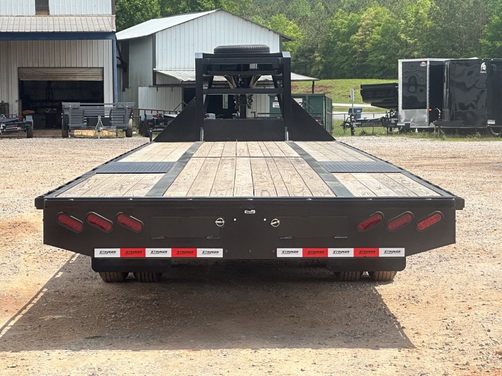 40' Flatbed Gooseneck 20k GVWR 10k Axles Straight Deck Dually - Deckover Trailers - Stryker Dealership Group