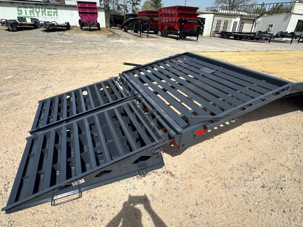 40' FS Gooseneck Mega Ramps 8k Axles 16 Ply Tires with Spare - Deckover Trailers/Hotshot - Stryker Dealership Group