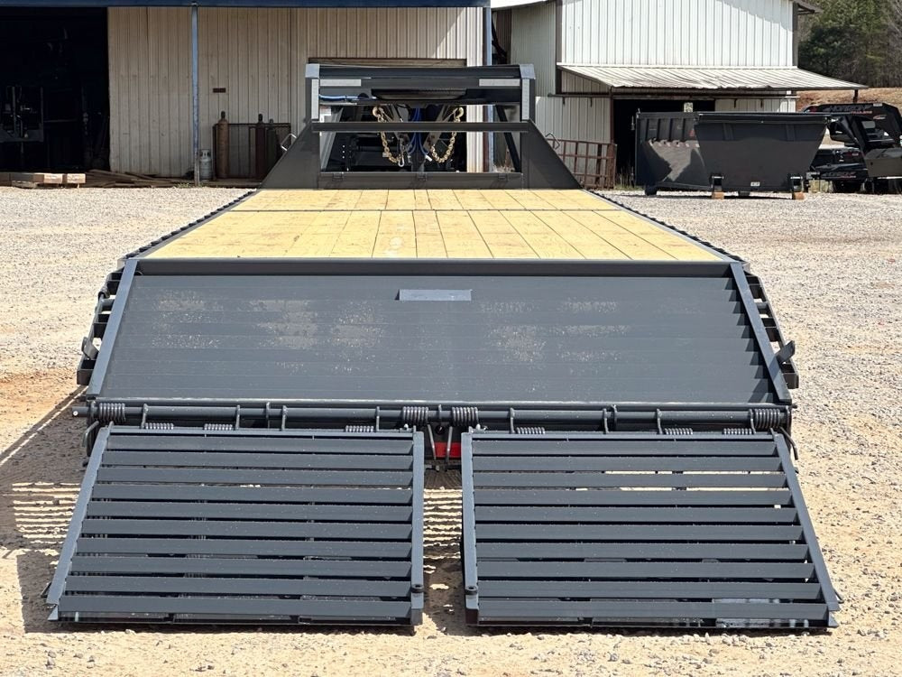 40' FS Gooseneck Mega Ramps 8k Axles 16 Ply Tires with Spare - Deckover Trailers/Hotshot - Stryker Dealership Group