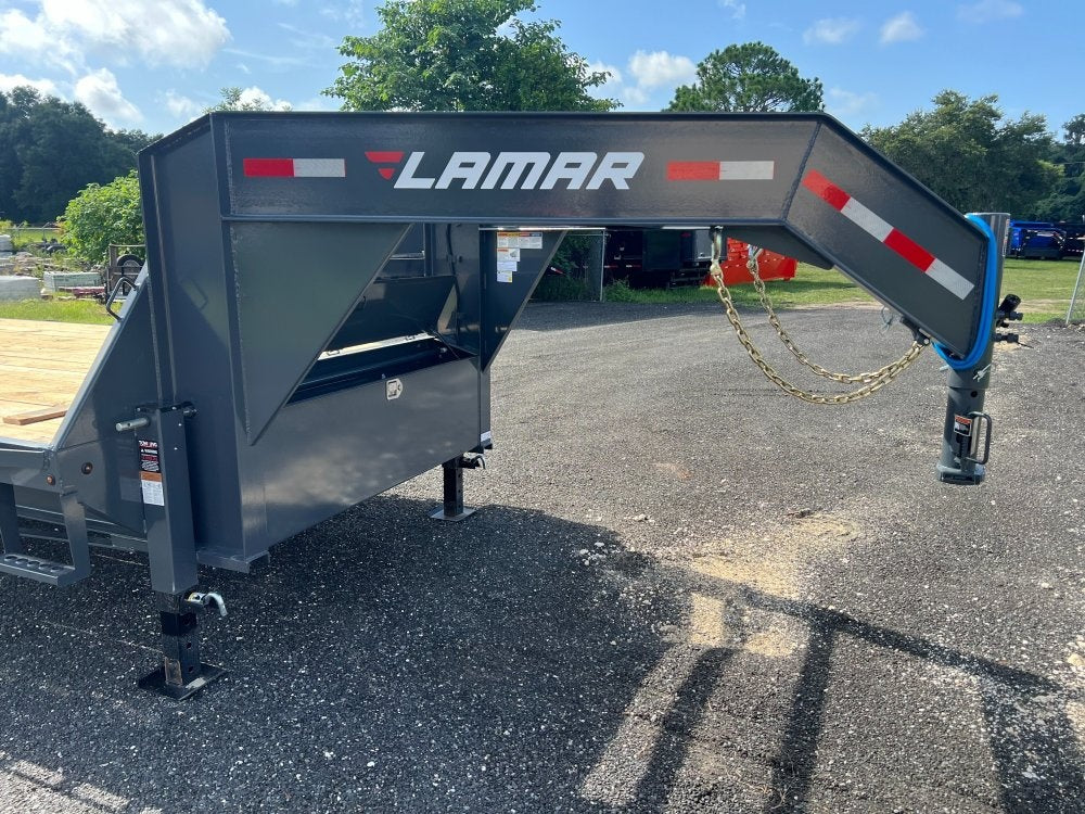 40' FS Gooseneck Straight Deck 8k Axles 16 Ply Tires with Spare - 8K SD/Deckover Trailers - Stryker Dealership Group