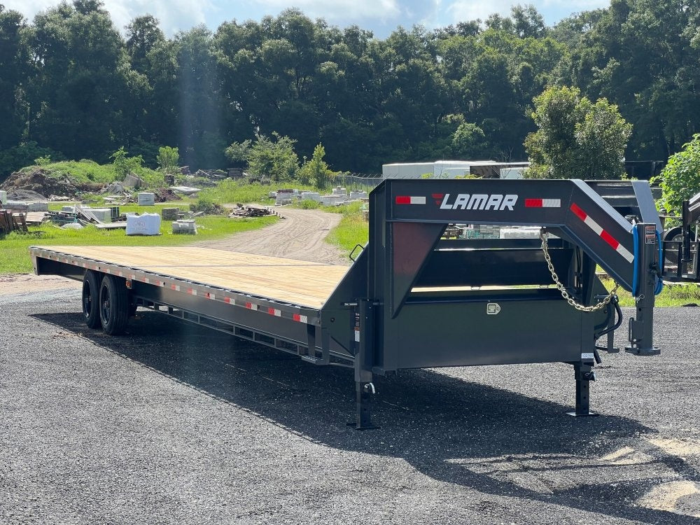 40' FS Gooseneck Straight Deck 8k Axles 16 Ply Tires with Spare - 8K SD/Deckover Trailers - Stryker Dealership Group