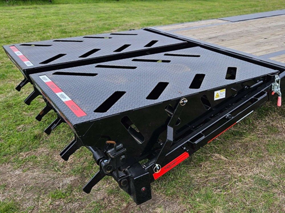 40' FTZ Gooseneck (2) 7k Axles Mega 14k GVWR 14ply Tires - I-Beam Bridge Upgrade - 7K MR/Deckover Trailers - Stryker Dealership Group