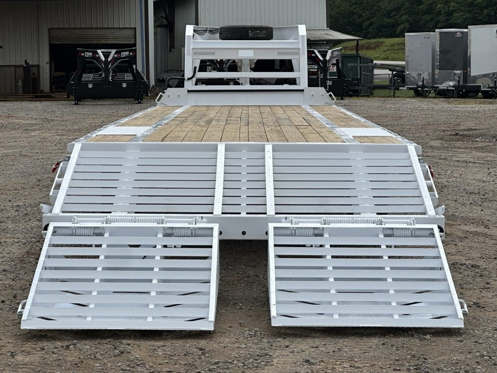 40' FTZ Gooseneck (2) 7k Axles Mega 14k GVWR 14ply Tires - I-Beam Bridge Upgrade - 7K MR/Deckover Trailers - Stryker Dealership Group