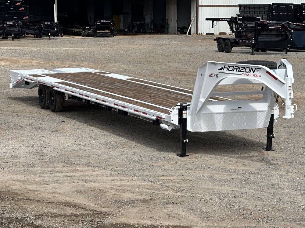 40' FTZ Gooseneck (2) 7k Axles Mega 14k GVWR 14ply Tires - I-Beam Bridge Upgrade - 7K MR/Deckover Trailers - Stryker Dealership Group