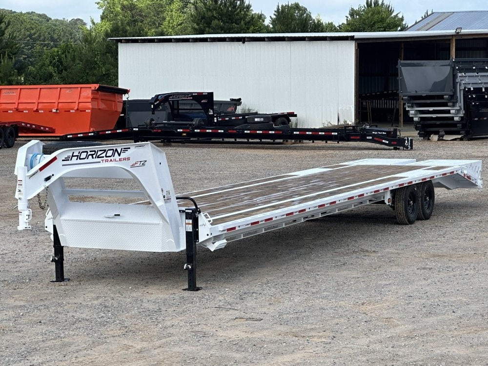 40' FTZ Gooseneck (2) 7k Axles Mega 14k GVWR 14ply Tires - I-Beam Bridge Upgrade - 7K MR/Deckover Trailers - Stryker Dealership Group