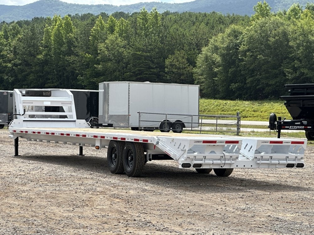 40' FTZ Gooseneck (2) 7k Axles Mega 14k GVWR 14ply Tires - I-Beam Bridge Upgrade - 7K MR/Deckover Trailers - Stryker Dealership Group