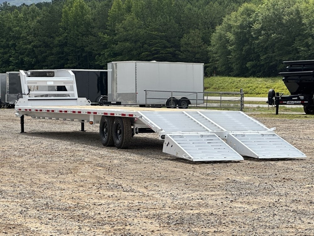 40' FTZ Gooseneck (2) 7k Axles Mega 14k GVWR 14ply Tires - I-Beam Bridge Upgrade - 7K MR/Deckover Trailers - Stryker Dealership Group