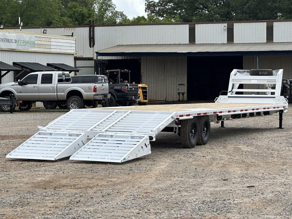 40' FTZ Gooseneck (2) 7k Axles Mega 14k GVWR 14ply Tires - I-Beam Bridge Upgrade - 7K MR/Deckover Trailers - Stryker Dealership Group