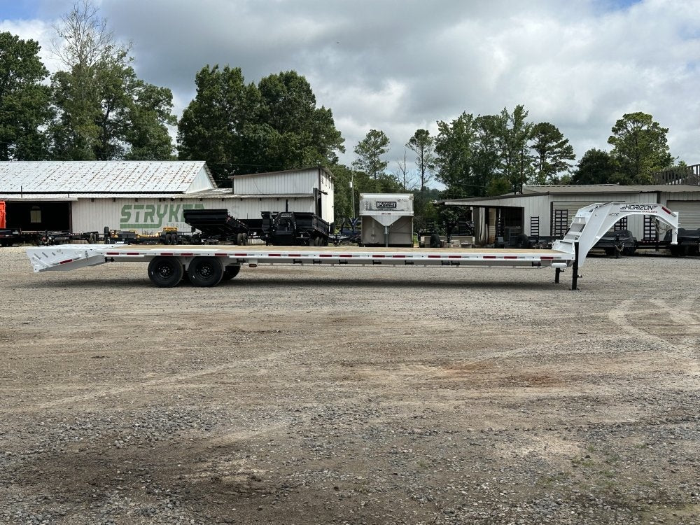40' FTZ Gooseneck (2) 7k Axles Mega 14k GVWR 14ply Tires - I-Beam Bridge Upgrade - 7K MR/Deckover Trailers - Stryker Dealership Group