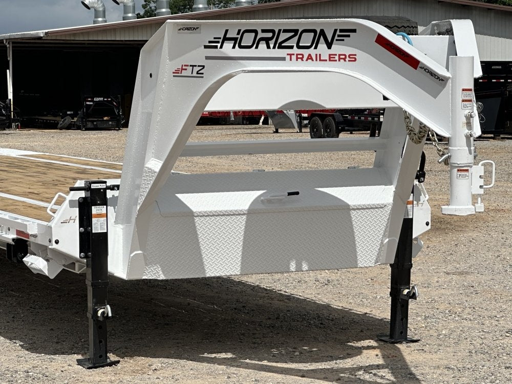 40' FTZ Gooseneck (2) 7k Axles Mega 14k GVWR 14ply Tires - I-Beam Bridge Upgrade - 7K MR/Deckover Trailers - Stryker Dealership Group
