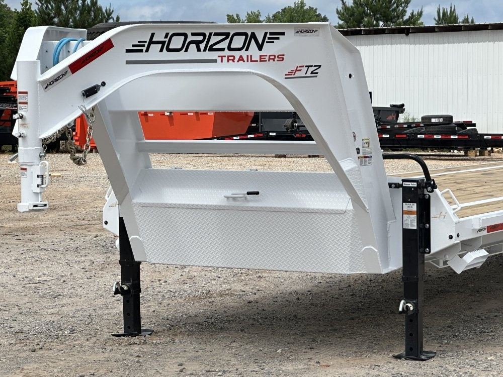 40' FTZ Gooseneck (2) 7k Axles Mega 14k GVWR 14ply Tires - I-Beam Bridge Upgrade - 7K MR/Deckover Trailers - Stryker Dealership Group