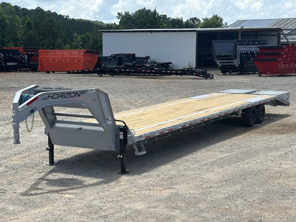 40' FTZ Gooseneck (2) 7k Axles Mega 14k GVWR 14ply Tires - I-Beam Bridge Upgrade - 7K MR/Deckover Trailers - Stryker Dealership Group