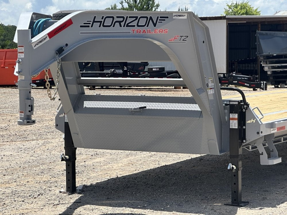 40' FTZ Gooseneck (2) 7k Axles Mega 14k GVWR 14ply Tires - I-Beam Bridge Upgrade - 7K MR/Deckover Trailers - Stryker Dealership Group