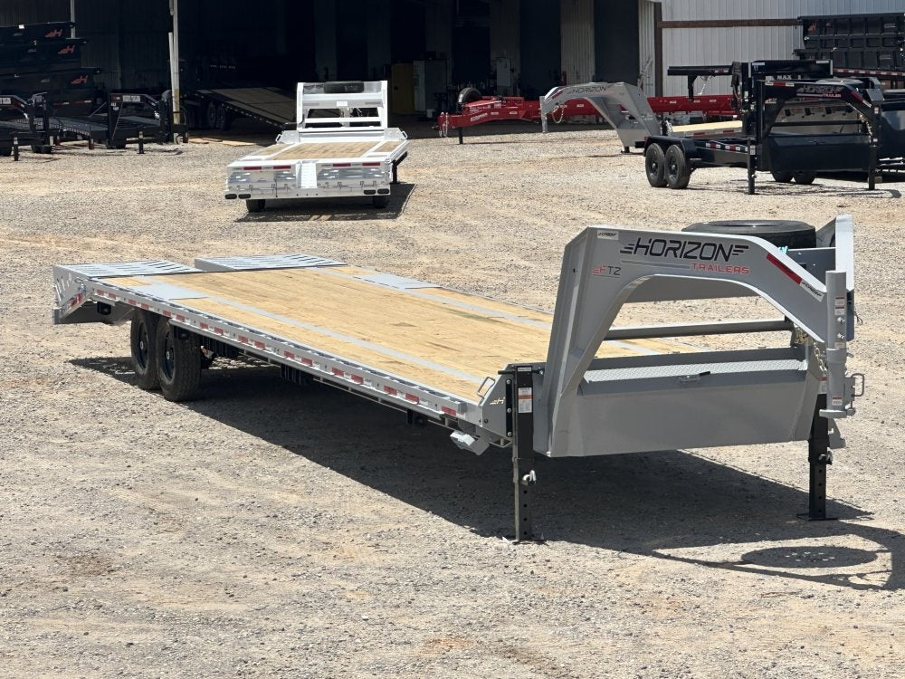 40' FTZ Gooseneck (2) 7k Axles Mega 14k GVWR 14ply Tires - I-Beam Bridge Upgrade - 7K MR/Deckover Trailers - Stryker Dealership Group