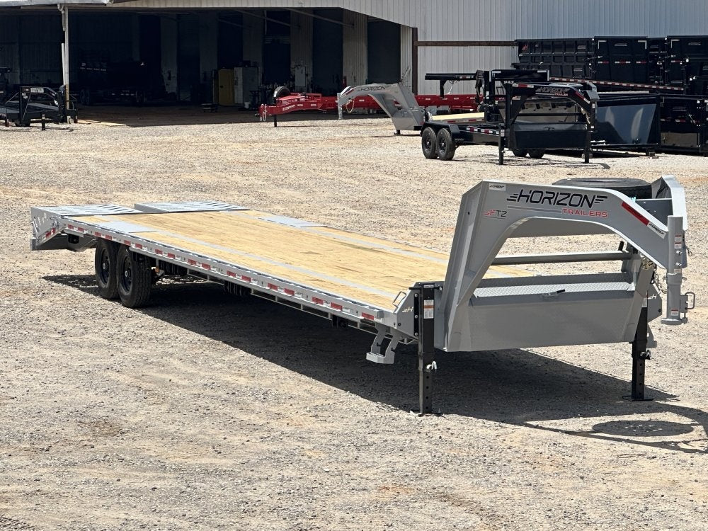 40' FTZ Gooseneck (2) 7k Axles Mega 14k GVWR 14ply Tires - I-Beam Bridge Upgrade - 7K MR/Deckover Trailers - Stryker Dealership Group
