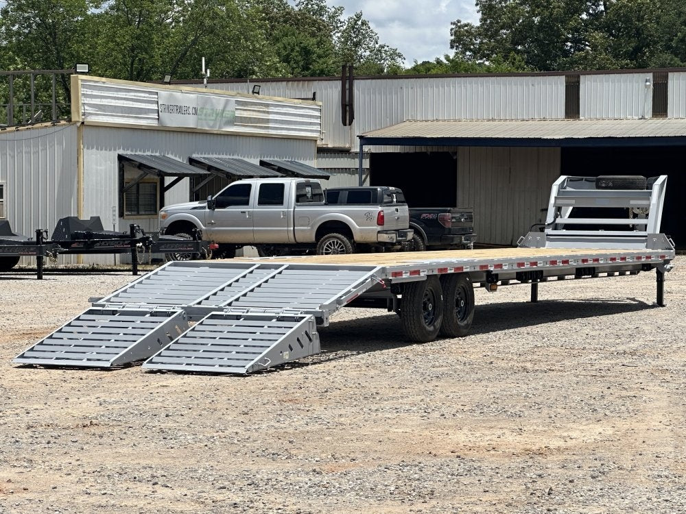 40' FTZ Gooseneck (2) 7k Axles Mega 14k GVWR 14ply Tires - I-Beam Bridge Upgrade - 7K MR/Deckover Trailers - Stryker Dealership Group