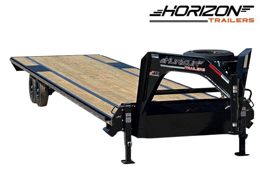 40' FTZ Gooseneck (2) 7k Axles Straight 14k GVWR 14ply Tires - 14# IB - - Hotshot Non-CDL/DO 7K SD - Stryker Dealership Group