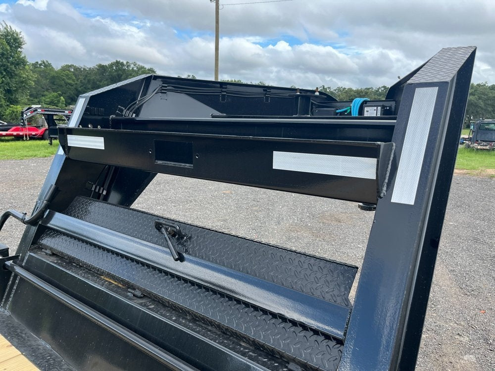 40' FTZ Gooseneck (2) 8k Axles - Mega Ramps - 16k GVWR - 14ply Tires plus Spare - 16# IB - Ratchet R - 8K MR/Deckover Trailers - Stryker Dealership Group