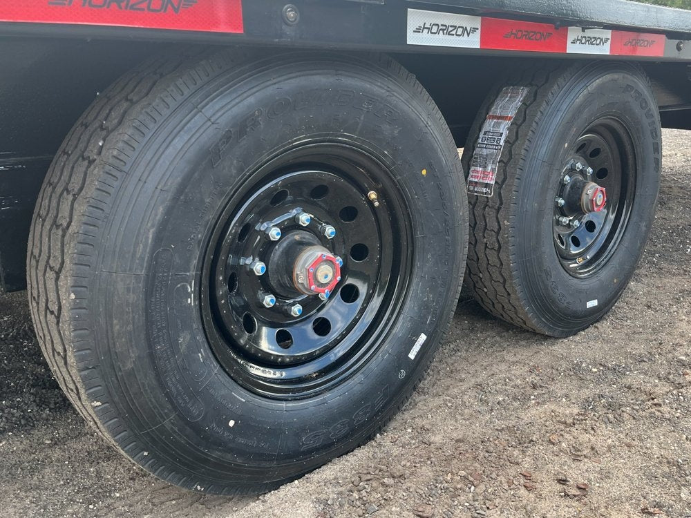 40' FTZ Gooseneck (2) 8k Axles - Mega Ramps - 16k GVWR - 14ply Tires plus Spare - 16# IB - Ratchet R - 8K MR/Deckover Trailers - Stryker Dealership Group