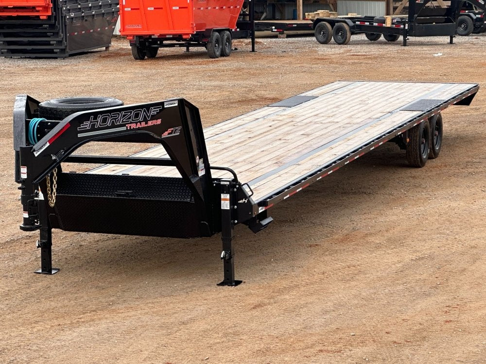 40' FTZ Gooseneck (2) 8k Axles Straight Deck 16k GVWR 14ply 16# IB - Deckover Trailers/Hotshot - Stryker Dealership Group