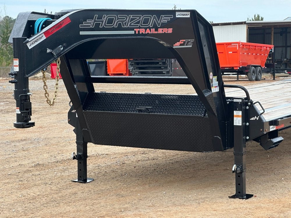 40' FTZ Gooseneck (2) 8k Axles Straight Deck 16k GVWR 14ply 16# IB - Deckover Trailers/Hotshot - Stryker Dealership Group