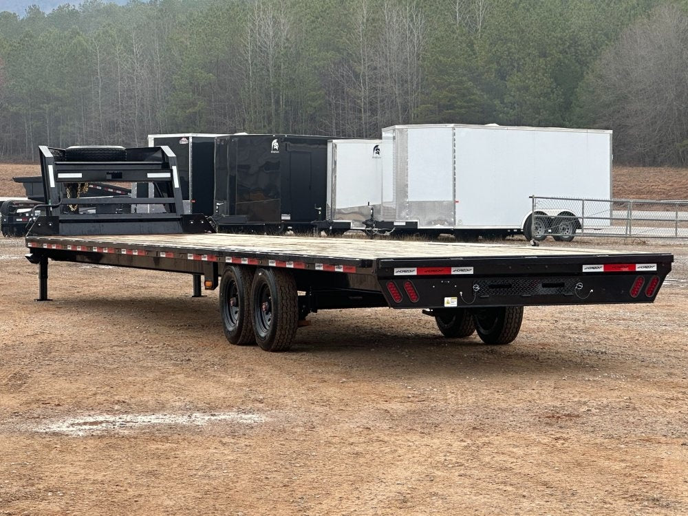 40' FTZ Gooseneck (2) 8k Axles Straight Deck 16k GVWR 14ply 16# IB - Deckover Trailers/Hotshot - Stryker Dealership Group