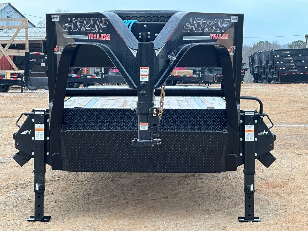 40' FTZ Gooseneck (2) 8k Axles Straight Deck 16k GVWR 14ply 16# IB - Deckover Trailers/Hotshot - Stryker Dealership Group