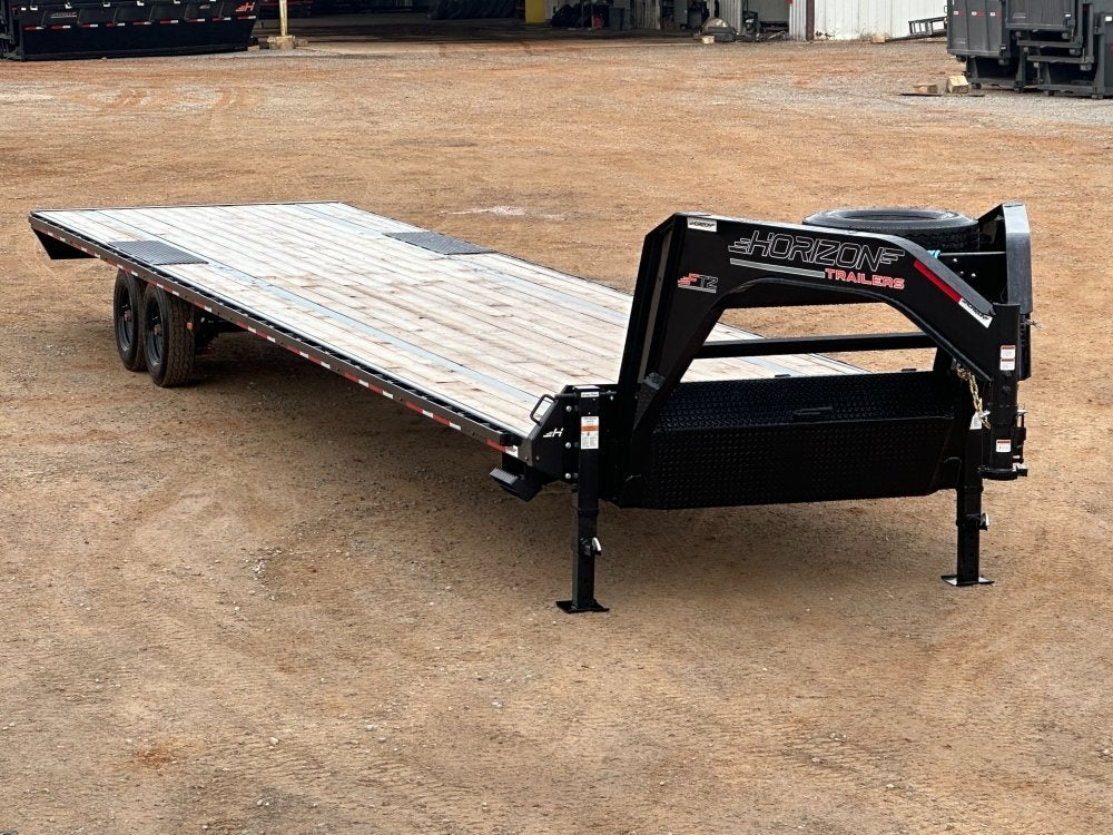 40' FTZ Gooseneck (2) 8k Axles Straight Deck 16k GVWR 14ply 16# IB - Deckover Trailers/Hotshot - Stryker Dealership Group