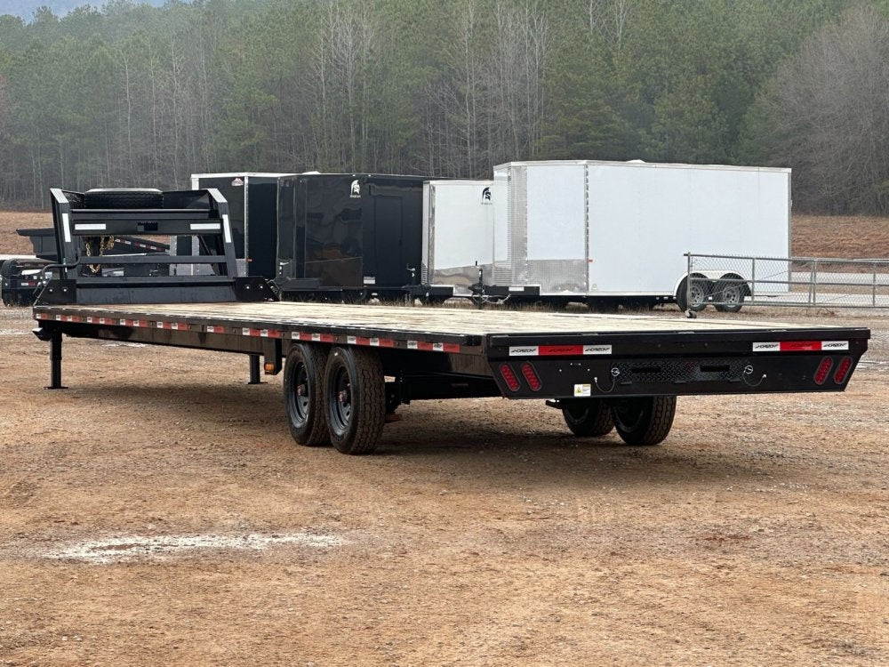 40' FTZ Gooseneck (2) 8k Axles Straight Deck 16k GVWR 14ply 16# IB - Hotshot Non-CDL/DO 8K SD - Stryker Dealership Group