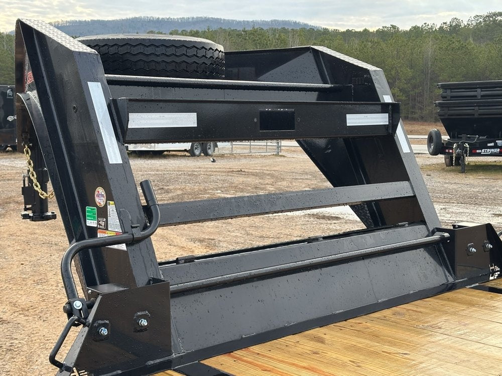 40' FTZ Gooseneck (2) 8k Axles Straight Deck 16k GVWR 14ply 16# IB Ratchet Rail - 8K SD/Deckover Trailers - Stryker Dealership Group